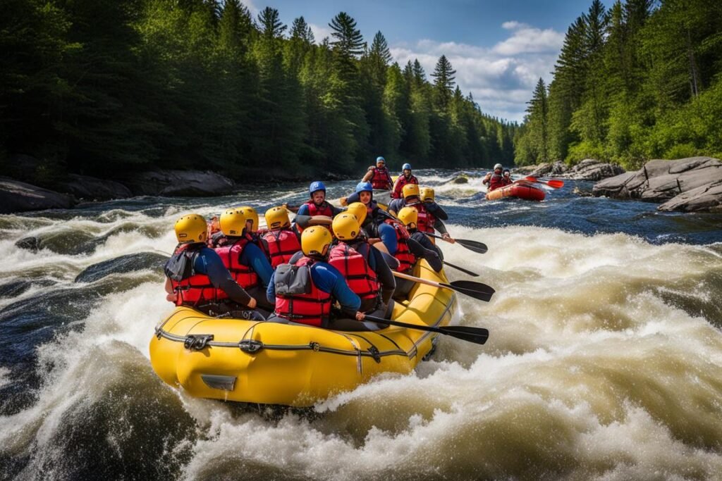 white water rafting maine