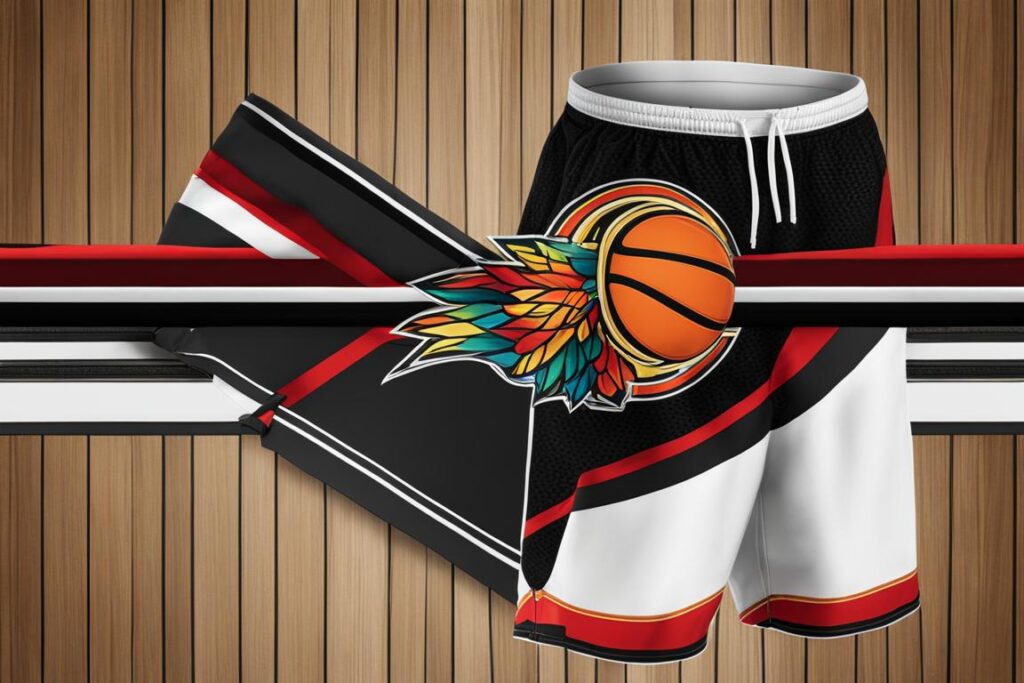designer basketball shorts