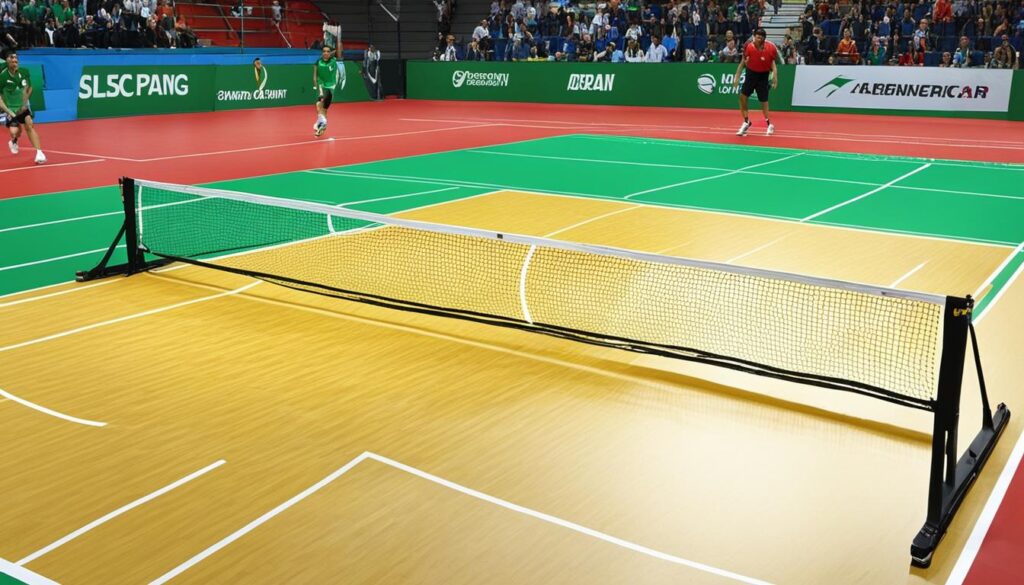 indoor badminton court flooring