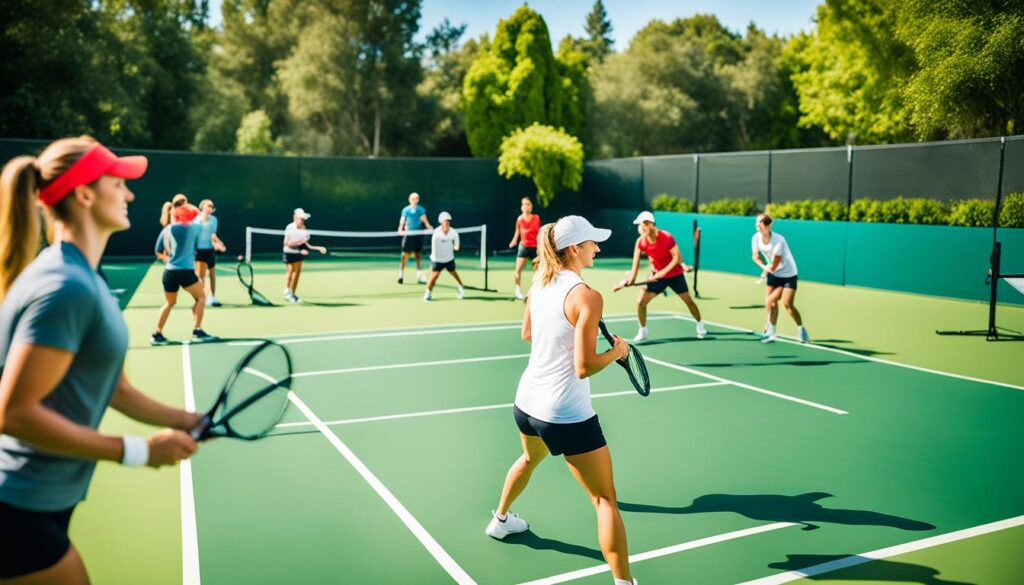 attending tennis camps