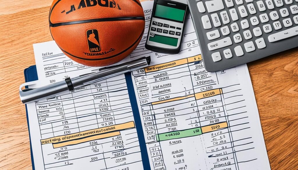 basketball league budget